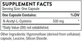 THORNE NAC - N-Acetylcysteine - 500mg - Supports Respiratory Health and Immune Function; Promotes Liver and Kidney Detox - 90 Capsules